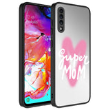 Galaxy A70 Kılıf Aynalı Desenli Kamera Korumalı Parlak Zore Mirror Kapak Kalp