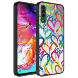 Galaxy A70 Kılıf Aynalı Desenli Kamera Korumalı Parlak Zore Mirror Kapak Kalp