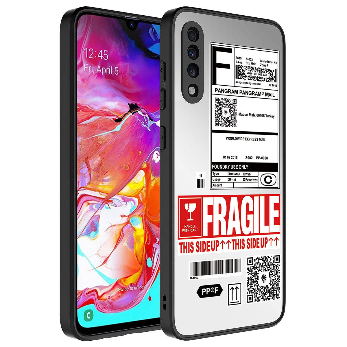 Galaxy A70 Kılıf Aynalı Desenli Kamera Korumalı Parlak Zore Mirror Kapak Fragile