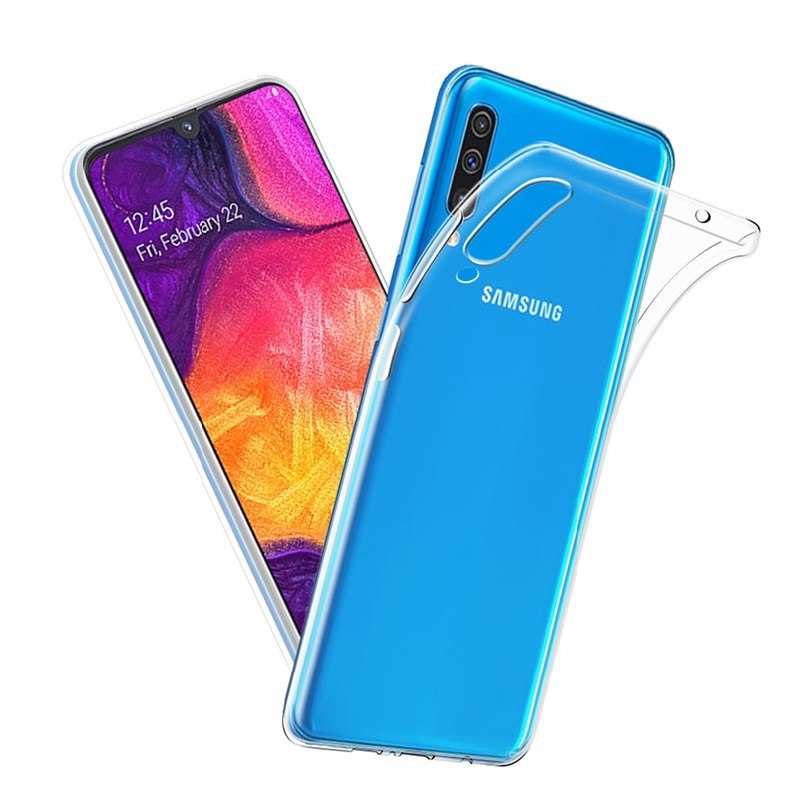 Galaxy A70 Kılıf Zore Süper Silikon Kapak Renksiz