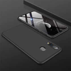 Galaxy A70 Kılıf Zore Ays Kapak Siyah-Mavi