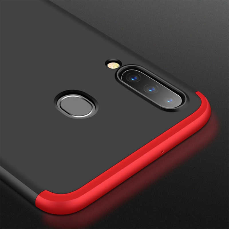 Galaxy A70 Kılıf Zore Ays Kapak Siyah-Mavi