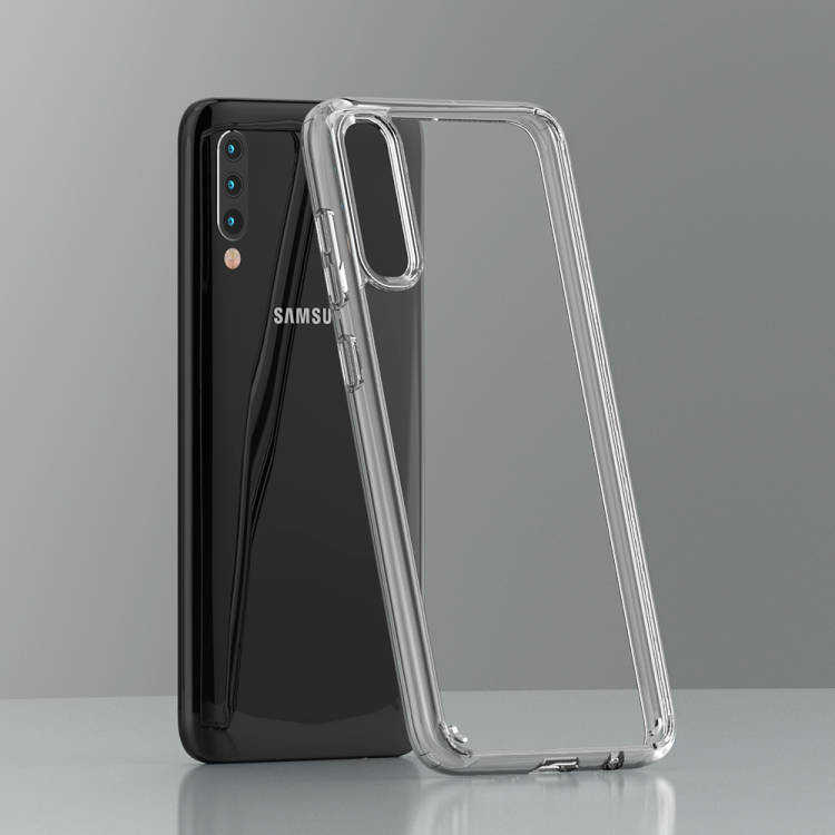 Galaxy A70 Kılıf Zore Coss Kapak Renksiz