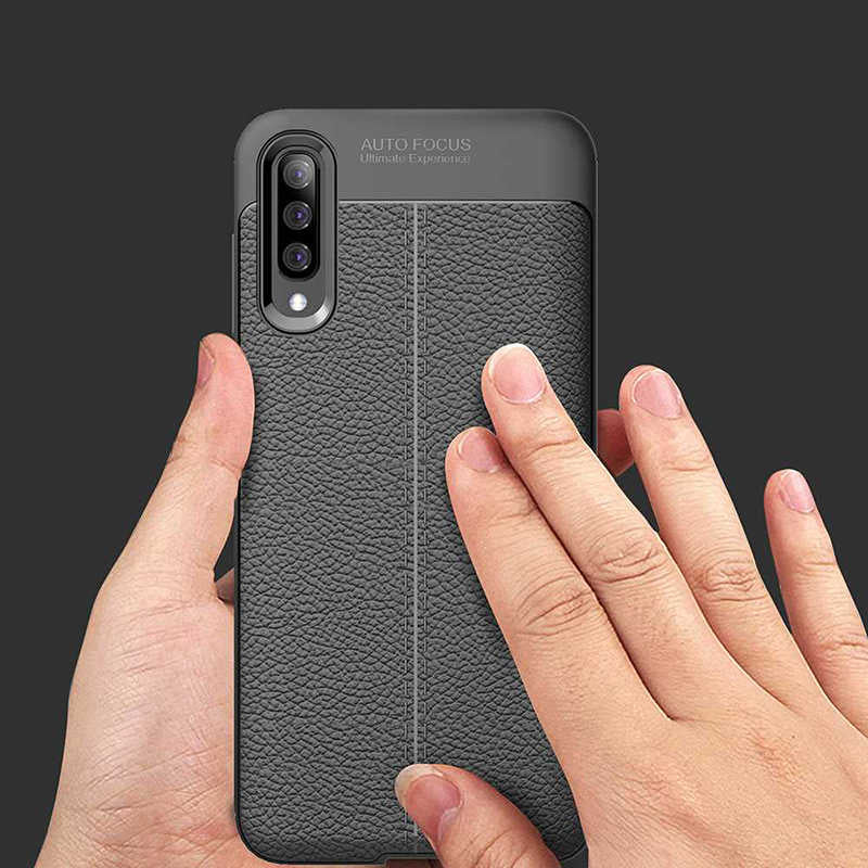 Galaxy A70 Kılıf Zore Niss Silikon Kapak Kırmızı