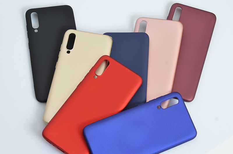 Galaxy A70 Kılıf Zore Premier Silikon Kapak Kırmızı