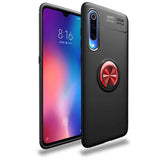 Galaxy A70 Kılıf Zore Ravel Silikon Kapak Siyah-Kırmızı