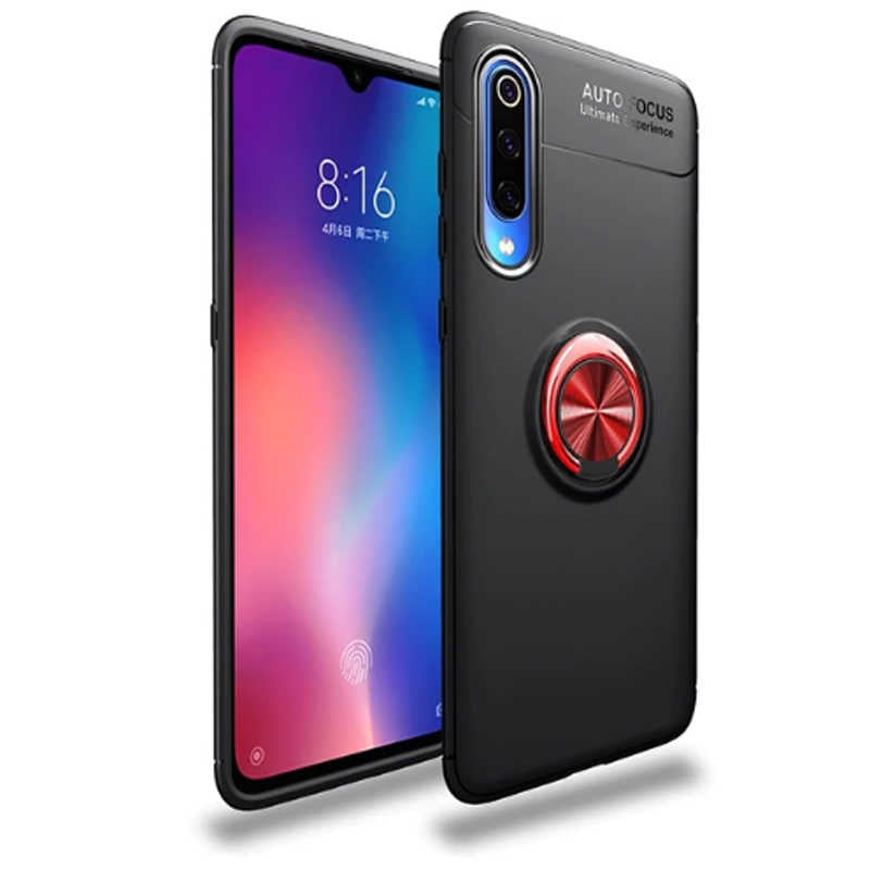 Galaxy A70 Kılıf Zore Ravel Silikon Kapak Siyah-Kırmızı
