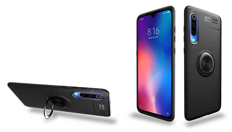 Galaxy A70 Kılıf Zore Ravel Silikon Kapak Siyah-Kırmızı