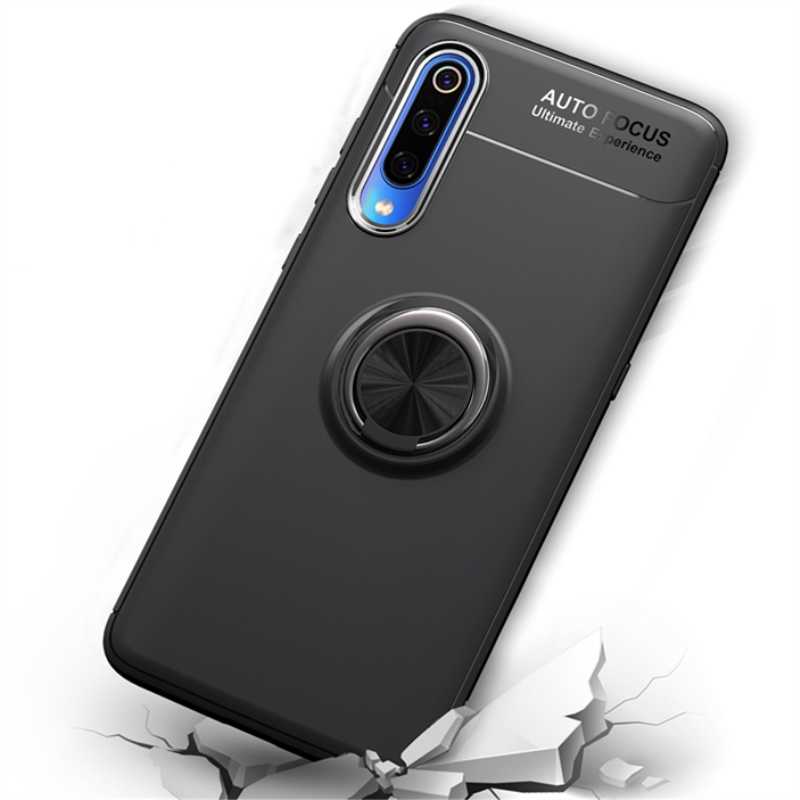 Galaxy A70 Kılıf Zore Ravel Silikon Kapak Siyah-Kırmızı