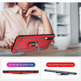 Galaxy A70 Kılıf Zore Vega Kapak Kırmızı