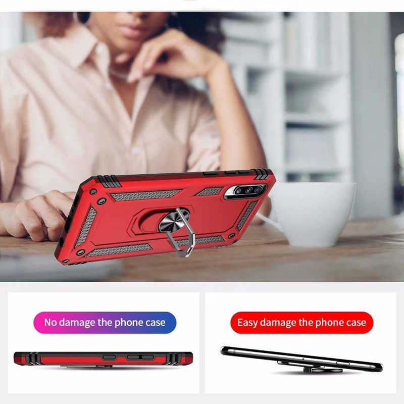 Galaxy A70 Kılıf Zore Vega Kapak Kırmızı
