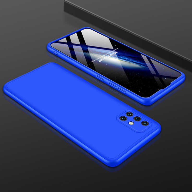 Galaxy A71 Kılıf Zore Ays Kapak Mavi