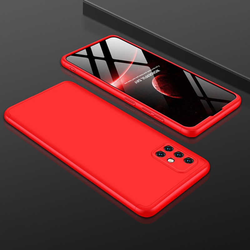 Galaxy A71 Kılıf Zore Ays Kapak Kırmızı
