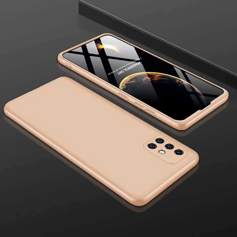 Galaxy A71 Kılıf Zore Ays Kapak Gold