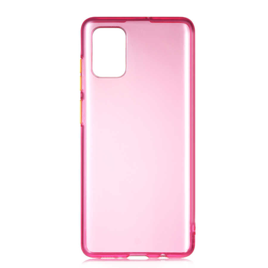 Galaxy A71 Kılıf Zore Bistro Kapak Pembe