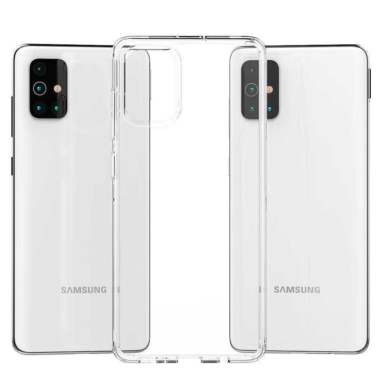 Galaxy A71 Kılıf Zore Coss Kapak Renksiz