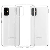 Galaxy A71 Kılıf Zore Coss Kapak Renksiz
