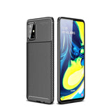 Galaxy A71 Kılıf Zore Negro Silikon Kapak Kahverengi