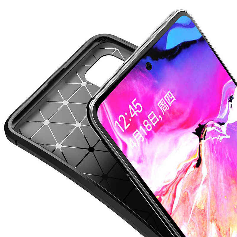 Galaxy A71 Kılıf Zore Negro Silikon Kapak Kahverengi
