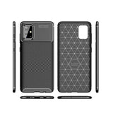 Galaxy A71 Kılıf Zore Negro Silikon Kapak Kahverengi
