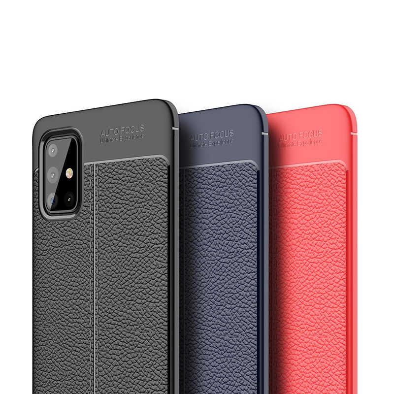 Galaxy A71 Kılıf Zore Niss Silikon Kapak Siyah