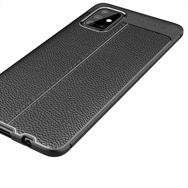 Galaxy A71 Kılıf Zore Niss Silikon Kapak Siyah