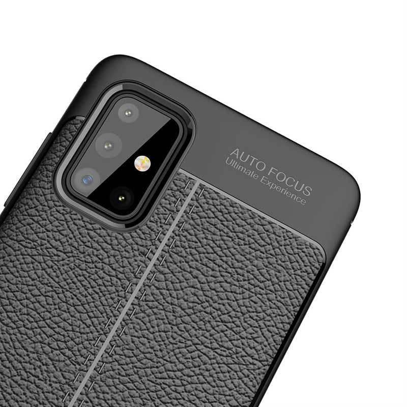 Galaxy A71 Kılıf Zore Niss Silikon Kapak Kırmızı