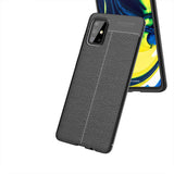 Galaxy A71 Kılıf Zore Niss Silikon Kapak Siyah