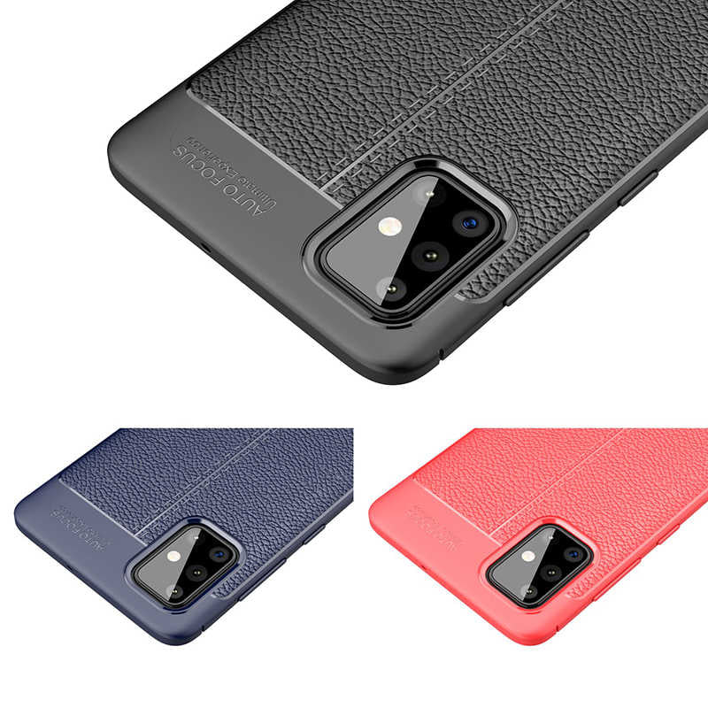 Galaxy A71 Kılıf Zore Niss Silikon Kapak Siyah