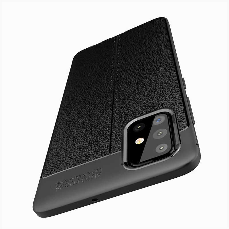 Galaxy A71 Kılıf Zore Niss Silikon Kapak Siyah