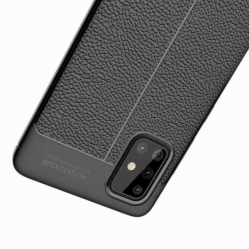 Galaxy A71 Kılıf Zore Niss Silikon Kapak Siyah