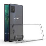 Galaxy A71 Kılıf Zore Süper Silikon Kapak Renksiz