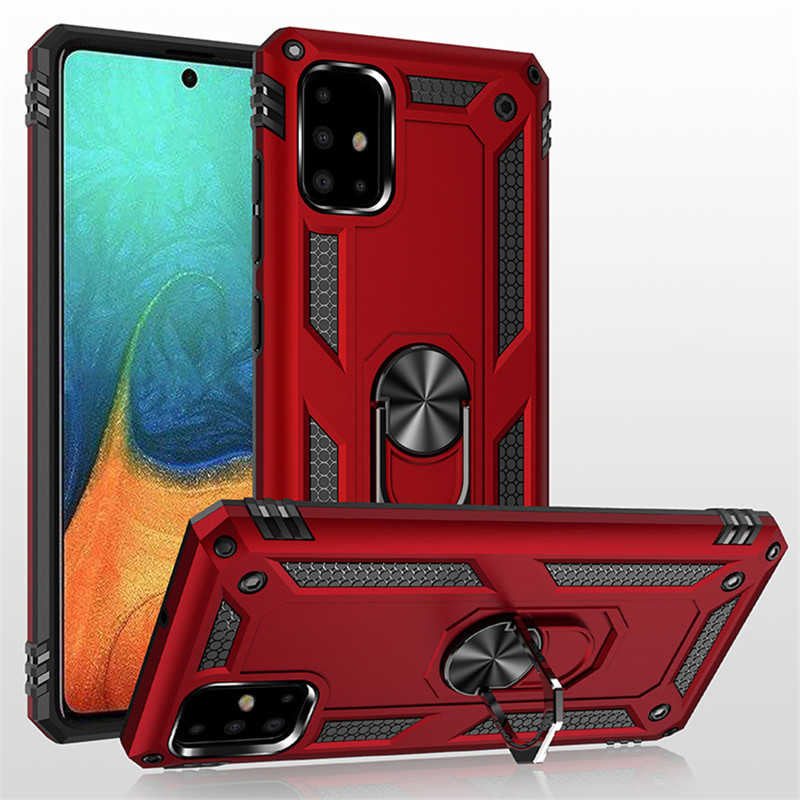 Galaxy A71 Kılıf Zore Vega Kapak Gold