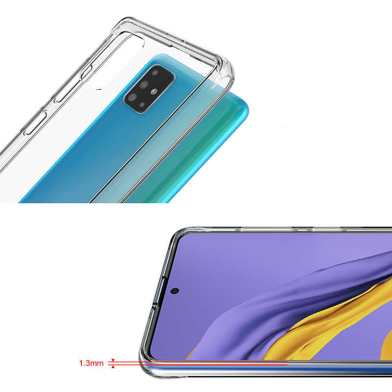 Galaxy A71 Zore Gard Silikon Renksiz