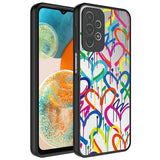 Galaxy A72 Kılıf Aynalı Desenli Kamera Korumalı Parlak Zore Mirror Kapak Kalp