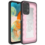 Galaxy A72 Kılıf Aynalı Desenli Kamera Korumalı Parlak Zore Mirror Kapak Kalp