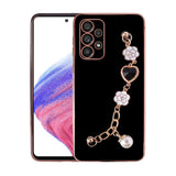 Galaxy A72 Kılıf El Tutamaçlı Kamera Korumalı Zore Taka Silikon Kapak Siyah