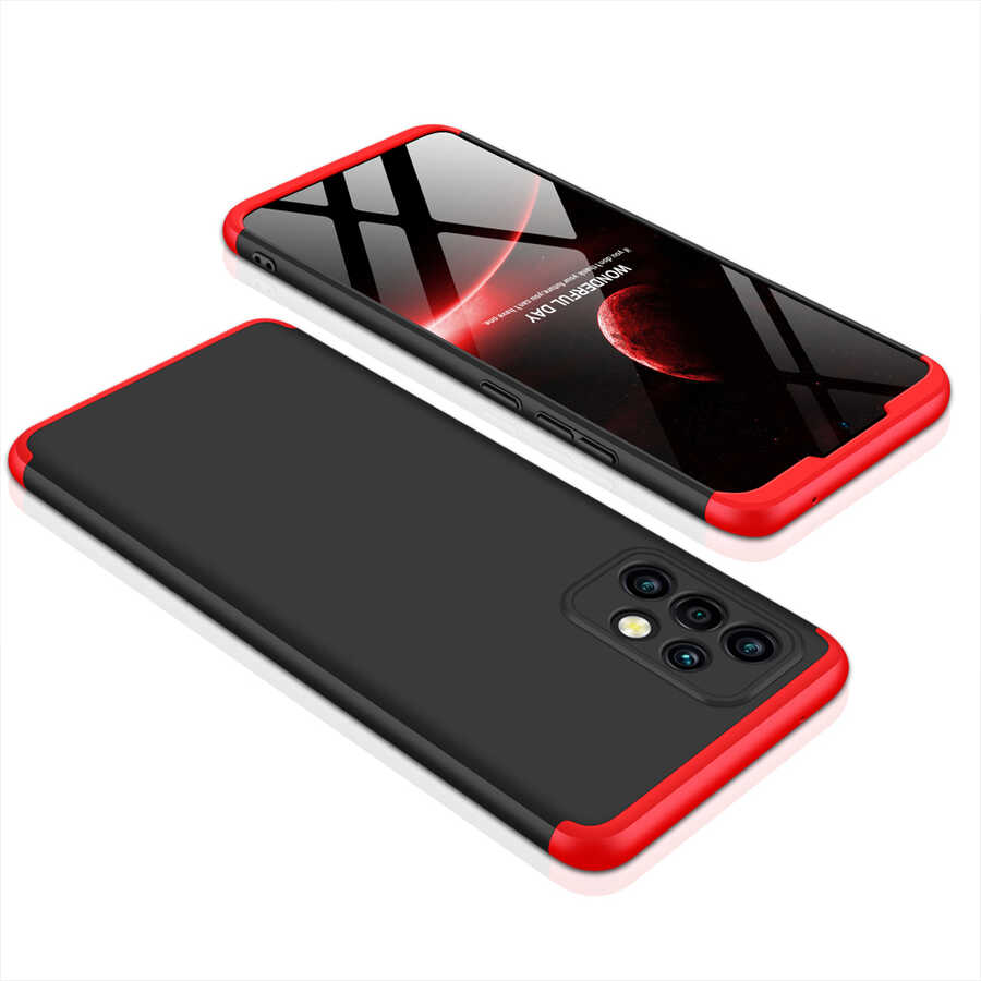 Galaxy A72 Kılıf Zore Ays Kapak Siyah-Gri