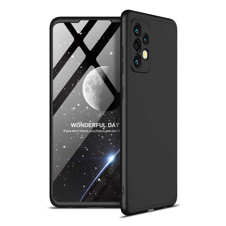 Galaxy A72 Kılıf Zore Ays Kapak Siyah