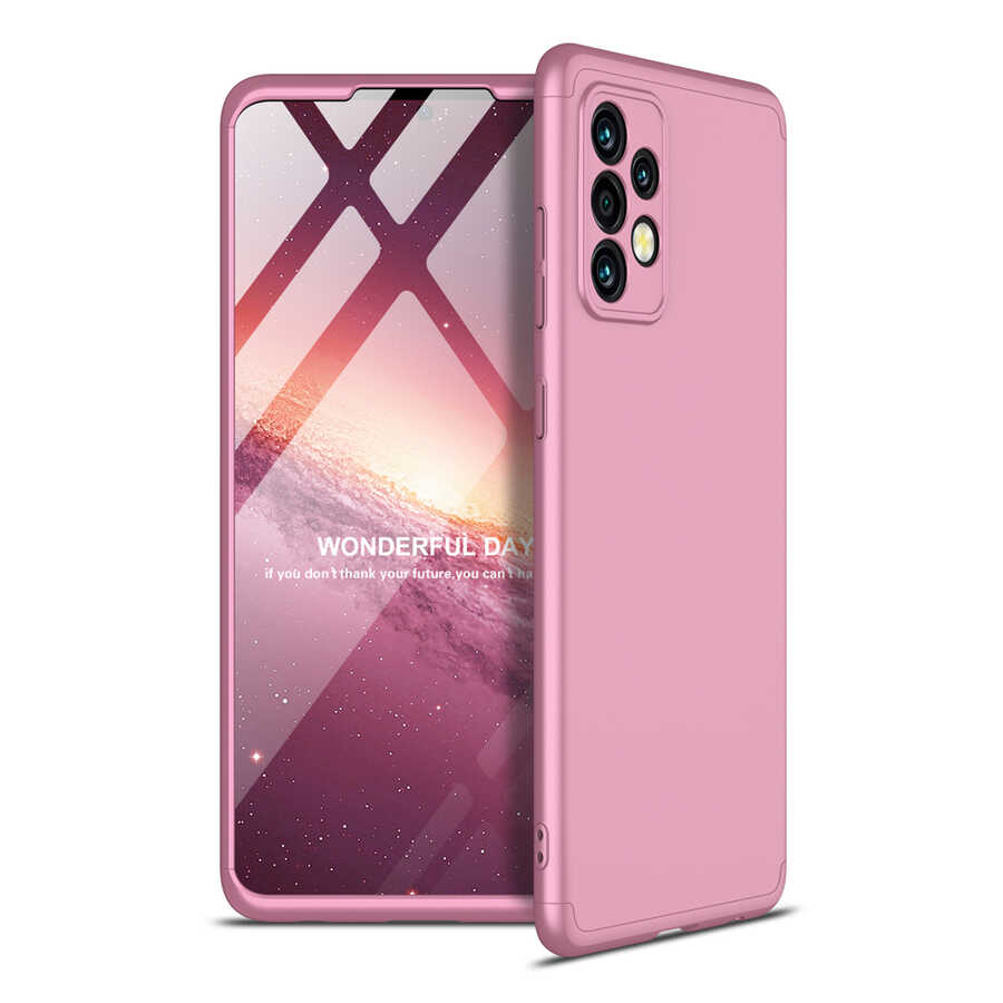 Galaxy A72 Kılıf Zore Ays Kapak Rose Gold