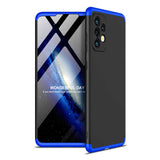 Galaxy A72 Kılıf Zore Ays Kapak Siyah-Mavi