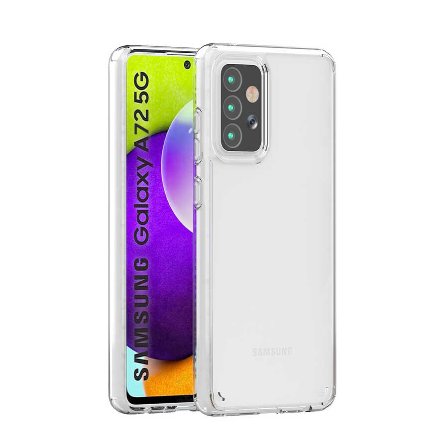 Galaxy A72 Kılıf Zore Coss Kapak Renksiz