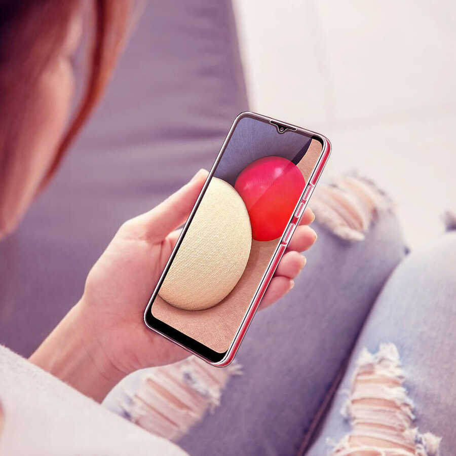 Galaxy A72 Kılıf Zore Enjoy Kapak Renksiz