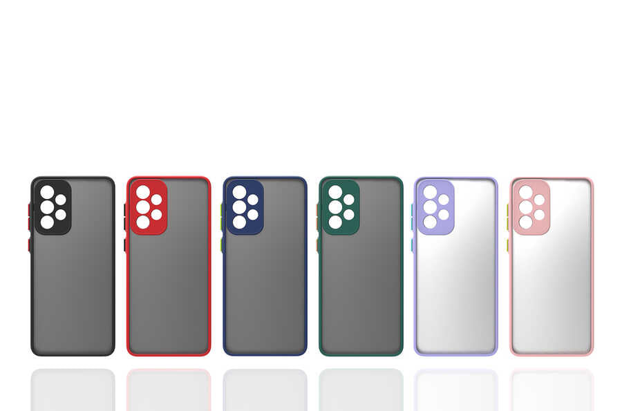 Galaxy A72 Kılıf Zore Hux Kapak Koyu Yeşil