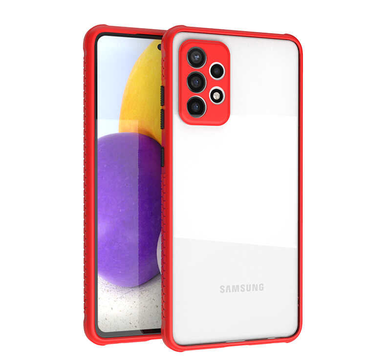 Galaxy A72 Kılıf Zore Kaff Kapak Lacivert