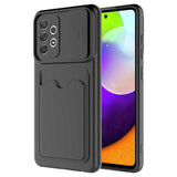 Galaxy A72 Kılıf Zore Kartix Kapak Siyah