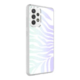 Galaxy A72 Kılıf Zore M-Blue Desenli Kapak Zebra No1