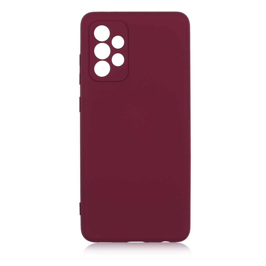 Galaxy A72 Kılıf Zore Mara Lansman Kapak Koyu Mor