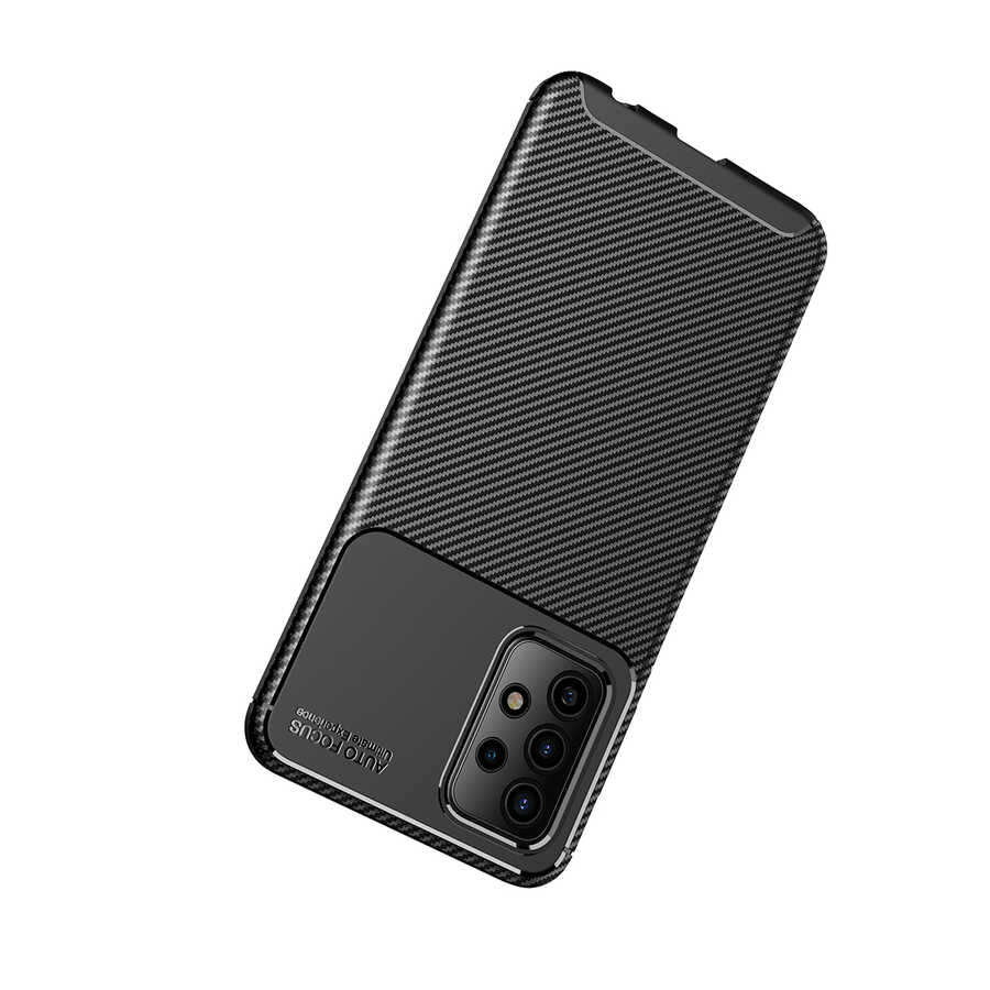 Galaxy A72 Kılıf Zore Negro Silikon Kapak Kahverengi