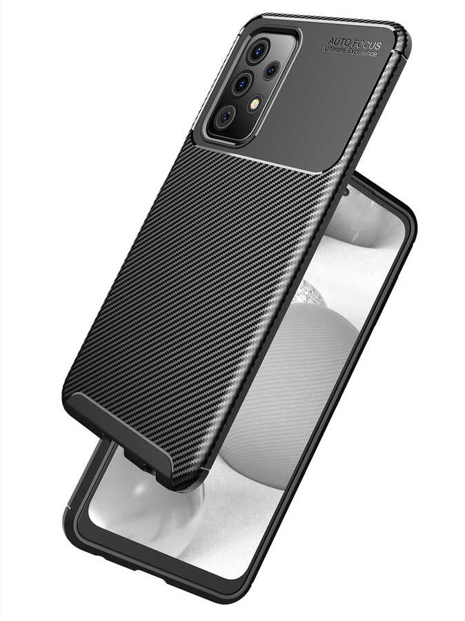 Galaxy A72 Kılıf Zore Negro Silikon Kapak Lacivert